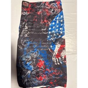 MMA Elite Board Shorts XL/XG American Flag Patriotic Eagle USA